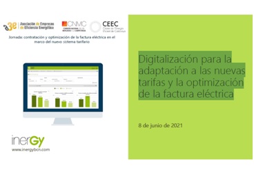 Digitalización para la adaptación a las nuevas tarifas y la optimización de la factura eléctrica