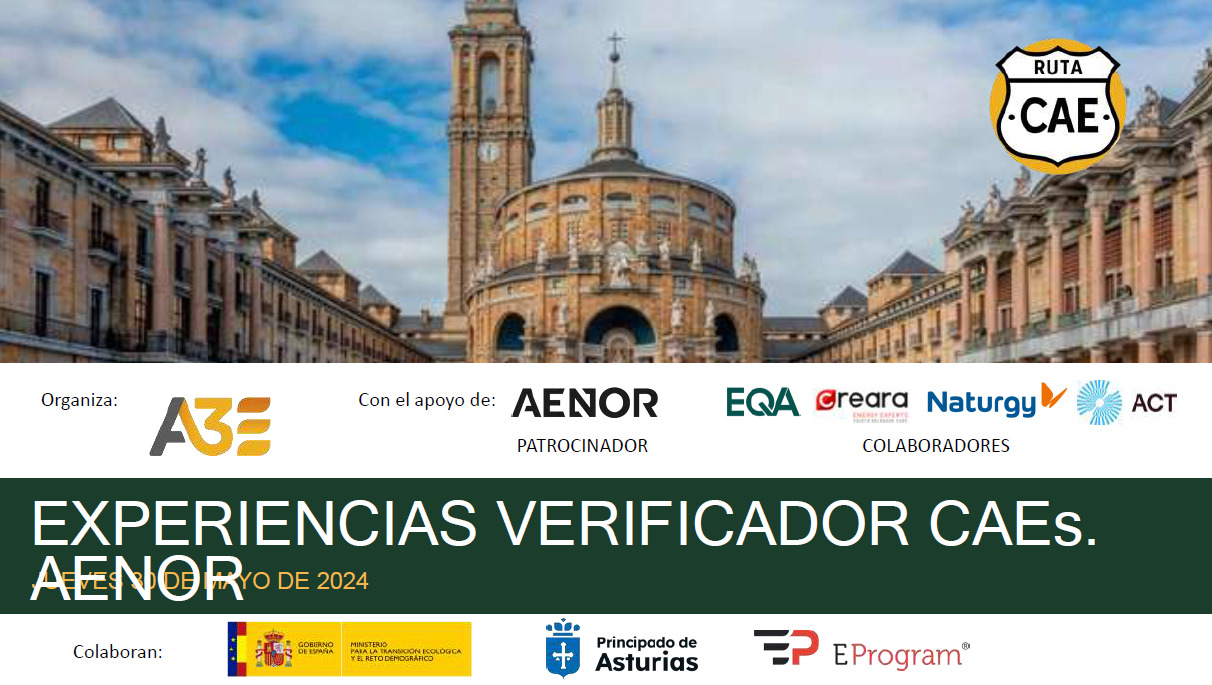 Jornada CAE Gijón: Experiencias como verificador de CAE