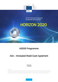 H2020 Programme  AGA – Annotated Model Grant Agreement 