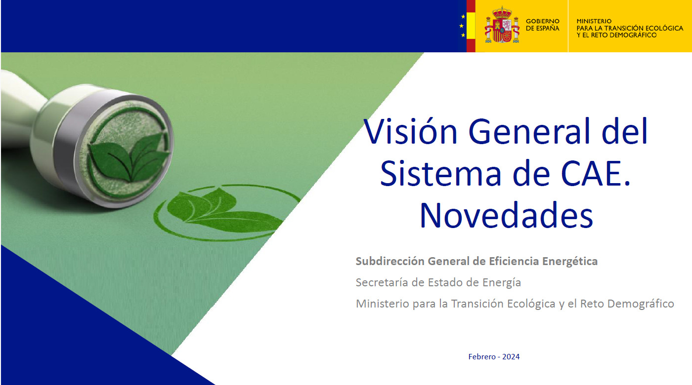 Jornada CAEs Bilbao 20 Febrero de 2024. Visión General del Sistema CAE. Novedades