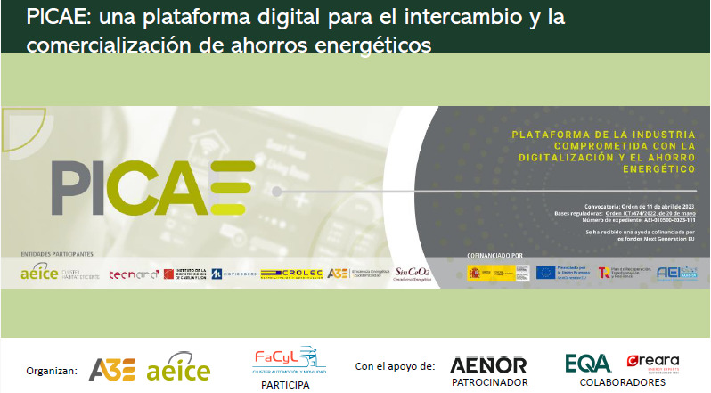 PICAE: una plataforma digital para el intercambio y la comercialización de ahorros energéticos