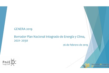 Presentación del Plan Nacional Integrado de Energía y Clima (PNIEC)