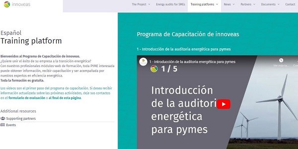 Plataforma de Capacitación del proyecto