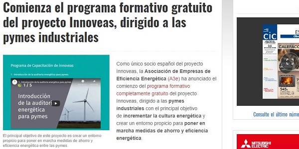 Plataforma de formación INNOVEAS en los medios